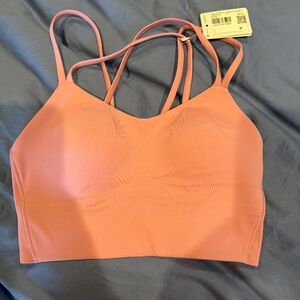 Lululemon Like a Cloud Long Line Bra Pink Frost